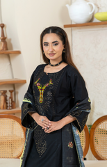 Embroidered 3-Piece Suit – Mid-Weather Collection