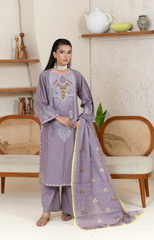 Embroidered 3-Piece Suit – Mid-Weather Collection