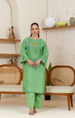 Embroidered 3-Piece Suit – Mid-Weather Collection