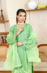 Elegant Embroidered 3PC Suit – Mid-Weather Collection