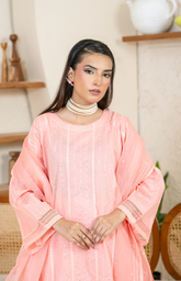 Elegant Embroidered 3PC Suit – Mid-Weather Collection