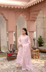 Mahveen – Signature Embroidered Organza 3PC Suit