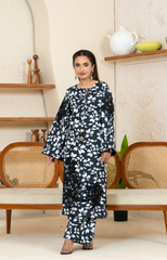 Floral Embroidered Winter 2-Piece Suit – Premium Cotton