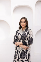 Premium Khaddar Silk 2-Piece – Printed Shirt & Trouser