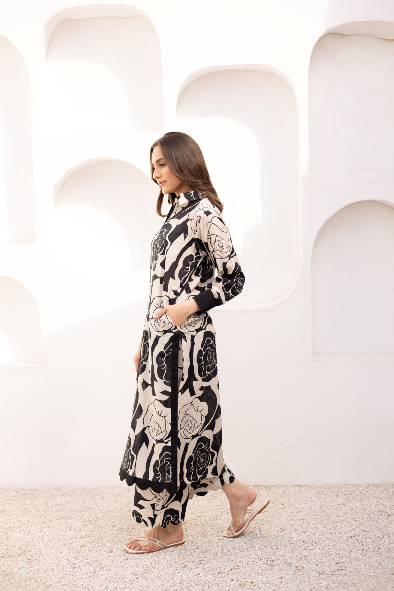 Premium Khaddar Silk 2-Piece – Printed Shirt & Trouser